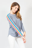 Surf Stripe Sweater | Slate