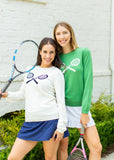 Cotton Tennis Racket | Green & Ivory
